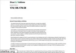 Sites similar to showmyipaddress.com