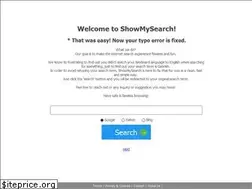 Sites similar to showmysearch.com