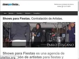 Sites similar to showsparafiestas.com.ar