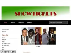 Sites similar to showtickets.ws