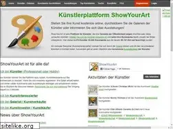 Sites similar to showyourart.net