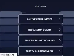 Sites similar to shr.name