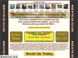Sites similar to shredderhotline.com