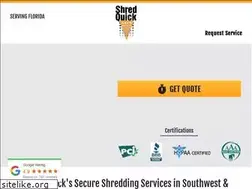 Sites similar to shredquick.com