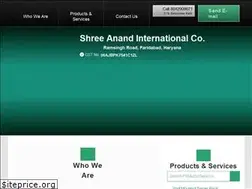 Sites similar to shreeanandinternational.in