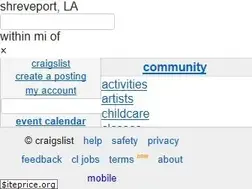 Sites similar to shreveport.craigslist.org