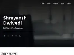 Sites similar to shreyanshdwivedi.github.io