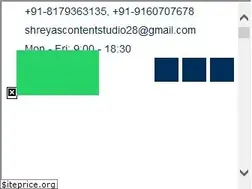 Sites similar to shreyascontentstudio.com