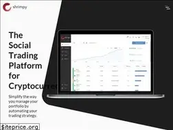 Sites similar to shrimpy.io