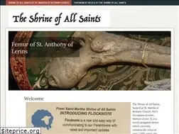 Sites similar to shrineofallsaints.org