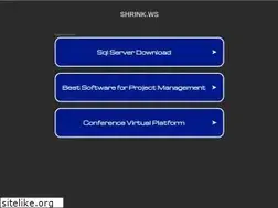 Sites similar to shrink.ws