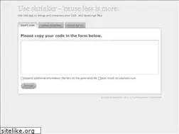Sites similar to shrinker.ch