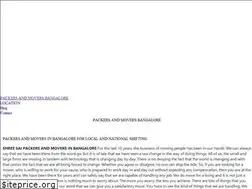 Sites similar to shrisaimovers.com