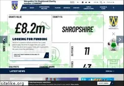 Sites similar to shropshirefa.com