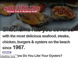 Sites similar to shuckums.com