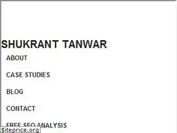 Sites similar to shukranttanwar.com