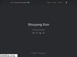 Sites similar to shuyangsun.com