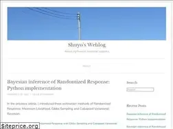 Sites similar to shuyo.wordpress.com