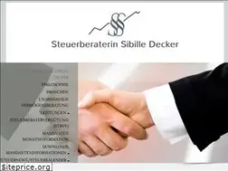 Sites similar to sibilledecker.de