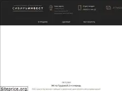 Sites similar to sibirinvest-nsk.ru