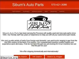 Sites similar to sibumsautoparts.com