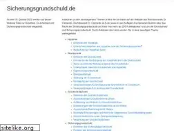 Sites similar to sicherungsgrundschuld.de