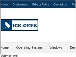 Sites similar to sick-geek.blogspot.com
