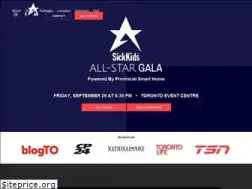 Sites similar to sickkidsallstargala.com