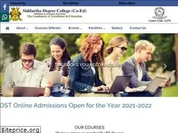 Sites similar to siddarthadegreecollege.com
