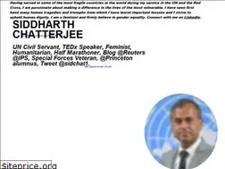 Sites similar to siddharth-chatterjee.org
