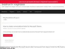 Sites similar to siddharthvaghasia.com