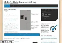 Sites similar to side-by-side-kuehlschrank.org
