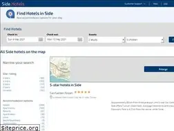 Sites similar to side-hotels.net