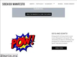 Sites similar to sidekickmanifesto.org