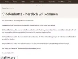Sites similar to sidelen-huette.ch