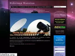 Sites similar to sidereus-nuncius.info