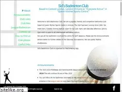 Sites similar to sidsbadmintonclub.org.uk