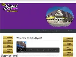 Sites similar to sidssignsonbroadway.com