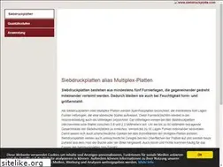 Sites similar to siebdruckplatte.com