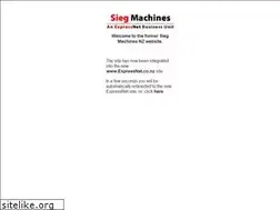 Sites similar to sieg-machines.co.nz