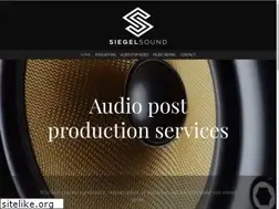 Sites similar to siegelsound.com