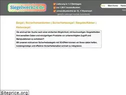 Sites similar to siegelwerk24.de
