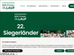 Sites similar to siegerlaender-aok-firmenlauf.de