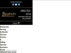 Sites similar to siegfriedsdelicatessen.com