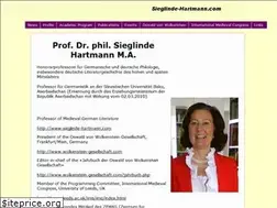 Sites similar to sieglinde-hartmann.com