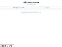 Sites similar to sieles.telen-nyaron.hu