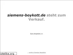 Sites similar to siemens-boykott.de
