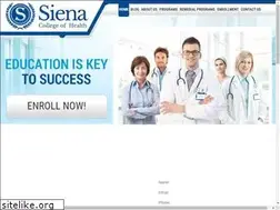 Sites similar to sienacollegeofhealth.net