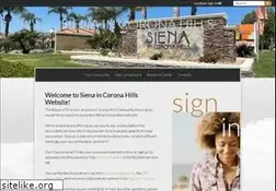 Sites similar to sienaincoronahillshoa.com