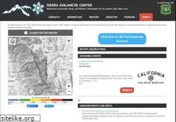 Sites similar to sierraavalanchecenter.org